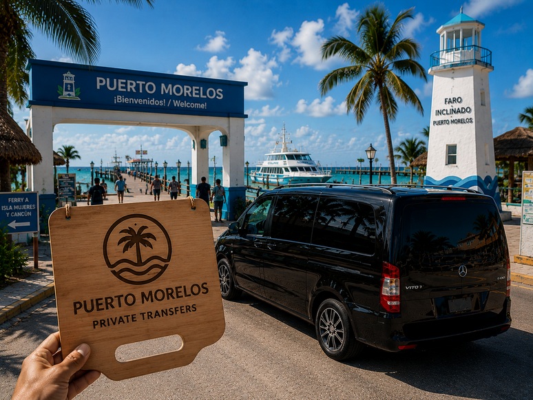 Private transportation from Cancun Airport to Puerto Morelos